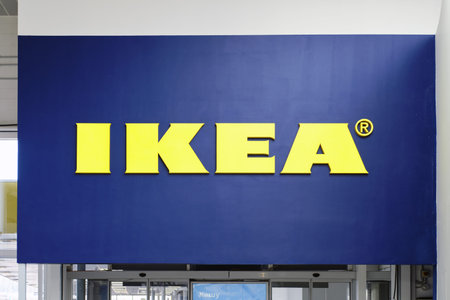 Closed due to coronavirus quarantine IKEA store - Moscow, Russia, 03 23 2020