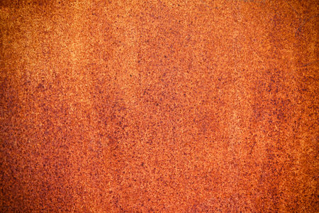 Texture red rusty metal sheet, copy space background