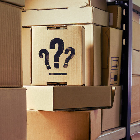 Problems with labeling boxes in the warehouse and searching for parcels at the post office. Question...