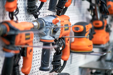 Exhibition of professional tools for work, repair and construction Mitex - Moscow, Russia, November 09, 2022のeditorial素材