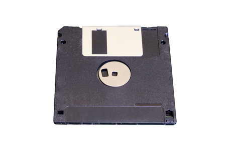 Floppy disk isolated on a white background