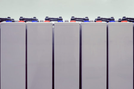 Deep charging batteries for powering an industrial PBX