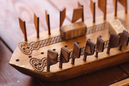 Scandinavian game Daldoza and Hnefatafl Vikings