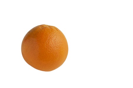 The orange fruit isolated on white backgroundの写真素材