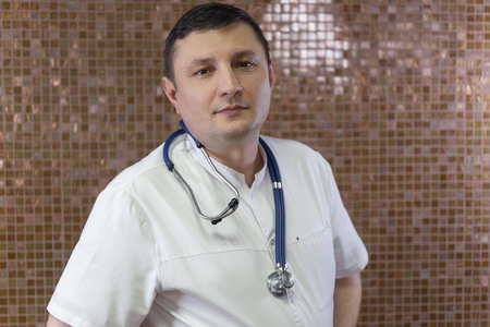Doctor senior man, medical professional. Healthcare and Medicine conceptの写真素材