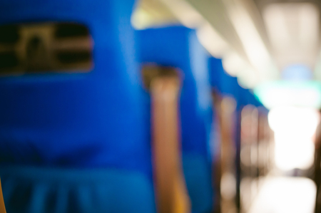 blurred abstract photo salon tourist bus transportの写真素材