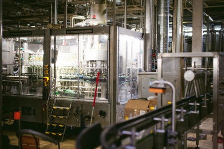 Beer production line. Equipment for the staged production and bottling of the finished product....