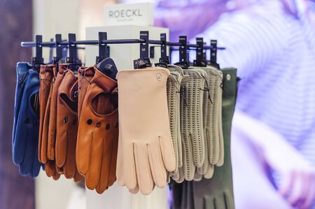 Russia, Novosibirsk - April 25, 2018: interior of women's clothing and accessories store boutique EMPORIOのeditorial素材