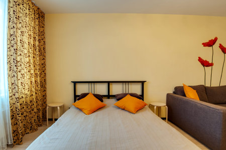Russia, Novosibirsk - 24 February, 2016: interior room apartment.