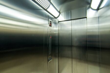 Russia, Moscow- June 13, 2018: elevator interiorのeditorial素材