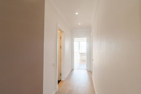 Russia, Moscow- June 15, 2018: interior room apartment. standard repair decoration in hostelのeditorial素材