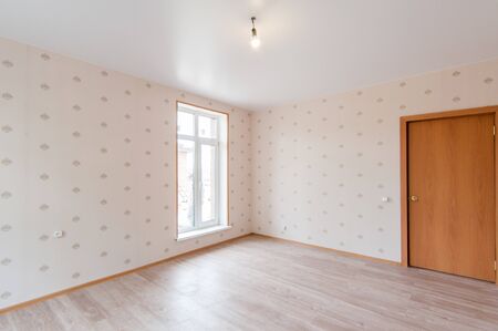 Russia, Moscow- May 05, 2018: interior room apartment. standard repair decoration in townhouseのeditorial素材