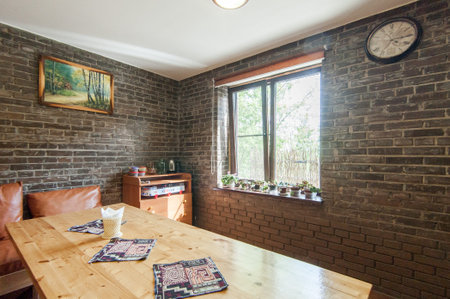 Russia, Moscow- May 29, 2019: interior room apartment. standard repair decoration in hostel
