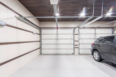 Russia, Moscow- May 29, 2019: interior bright modern car garageのeditorial素材