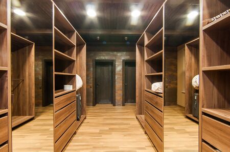 Russia, Moscow- May 29, 2019: interior room apartment. standard repair decoration in hostelのeditorial素材