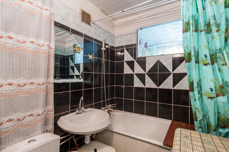 Russia, Moscow- June 11, 2019: interior room apartment. standard repair decoration in hostel....