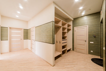 Russia, Moscow- August 05, 2019: interior room apartment modern bright cozy atmosphere. general...