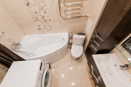 Russia, Moscow- September 05, 2019: interior room apartment modern bright cozy atmosphere. general...