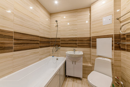 Russia, Moscow- December 05, 2019: interior room apartment modern bright cozy atmosphere. general...