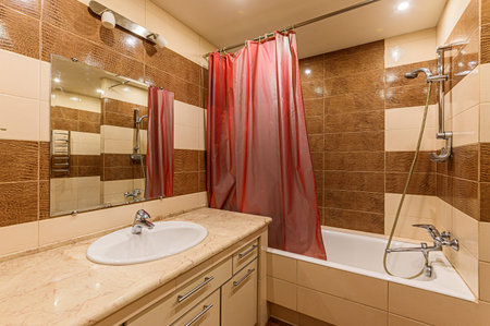 Russia, Moscow- December 15, 2019: interior room apartment modern bright cozy atmosphere. general...