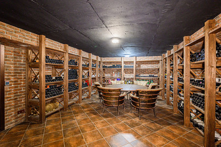interior kitchen and dining room, refectory area, cooking equipment, table furniture, stove