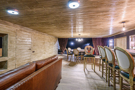 standard interior apartment living room with sofaの写真素材