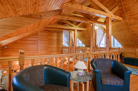 standard interior apartment living room with sofaの写真素材