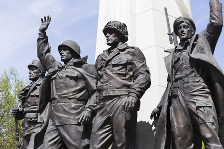 Monument to the member countries of the  coalition in Victory Park, Russia, Moscow, May 9, 2015のeditorial素材