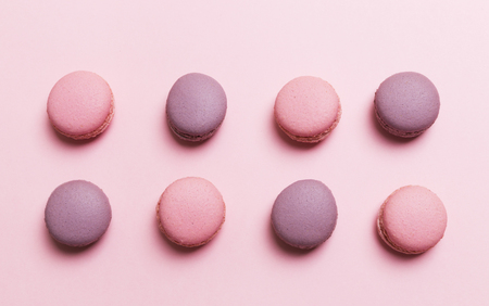 bright fragrant dessert on a bright background sweet treatの写真素材