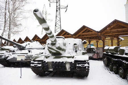 Museum of Technology Vadim Zadorozhnogo - Russia's largest private museum of art Alfa Romeo 2500 ss. Russia, Moscow, 24 January 2015のeditorial素材