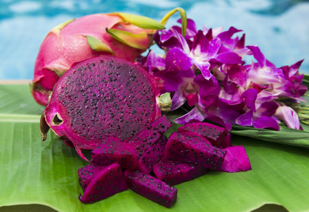 juicy fruit pink from Thailand delicious and healthyの写真素材