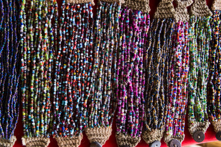 Bracelets souvenirs for a beautiful hand for memoryの写真素材