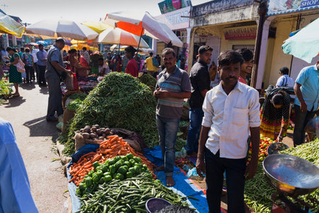 Market of things and vegetables GOA, India, 21 March, 2017