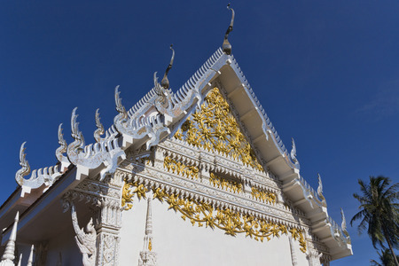 Phuket, Thailand, April 17, 2015. A view of the white temple of Phuket, Chalong, faith confession Buddhism. April 17, 2015のeditorial素材