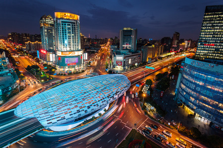 Wujiaochang landscape pictureのeditorial素材