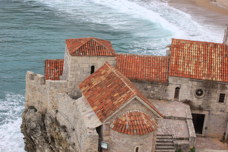 Old town Budvaの写真素材