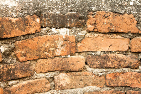 Red  brick traced texture .の写真素材
