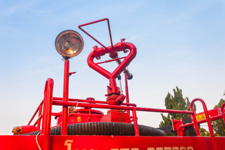 Fire truck ready for deployment