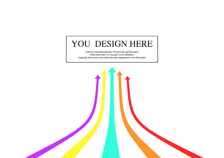 colorful arrowのイラスト素材