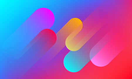 Geometric colorful  gradient abstract background