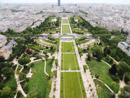 view from top of Eiffel tower