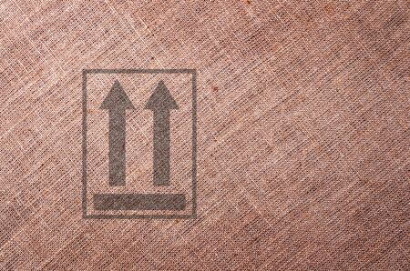 Stamp on sacking transportation of goods. Design concept. Copy of the space.の写真素材