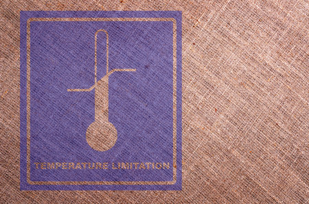 Stamp on sacking transportation of goods. Design concept. Copy of the space.
