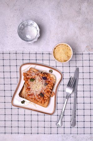 Hot British sandwiches.の写真素材