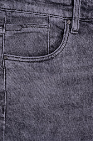 Gray denim background. Jean texture. abstract design. copyspace. top view.の写真素材