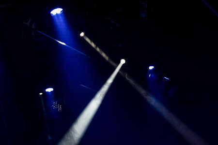 abstraction - dim lighting of the concert stageの写真素材