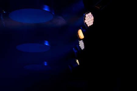 abstraction - dim lighting of the concert stageの写真素材
