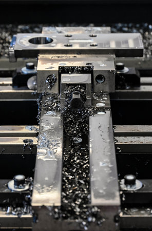 iron shavings generated during metal machining and cutting