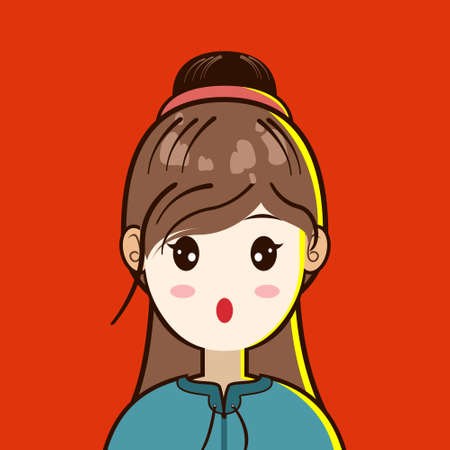 store flat illustration for templateのイラスト素材