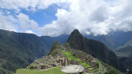 The Machu Picchu in Peru, the lost city of the Incas